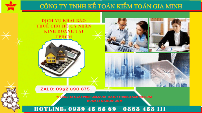 Dịch vụ khai báo thuế cho hộ cá nhân kinh doanh tại Hà Nội