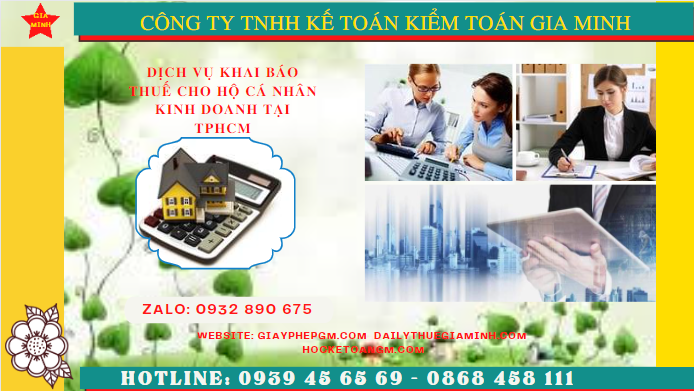 DỊCH VỤ KHAI BÁO THUẾ CHO HỘ CÁ NHÂN KINH DOANH TẠI LONG AN 8 Dịch vụ khai báo thuế cho hộ cá nhân kinh doanh tại Long An
