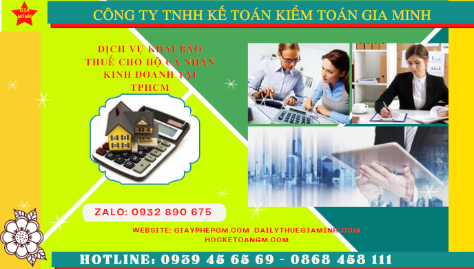 Dịch vụ khai báo thuế cho hộ cá nhân kinh doanh tại Thành Phố Hà Nội