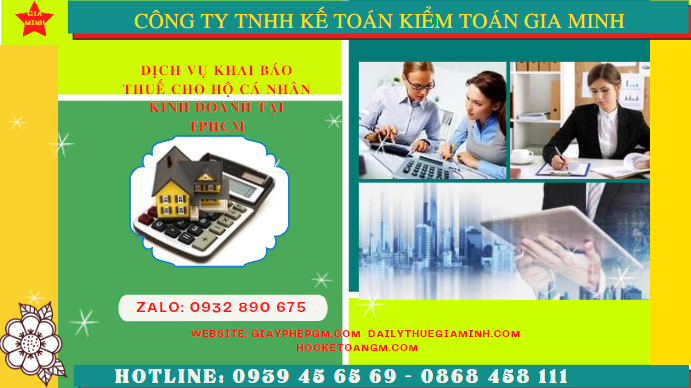 Dịch vụ kế toán thuế trọn gói cho hộ kinh doanh tại Thành Phố Hồ Chí Minh
