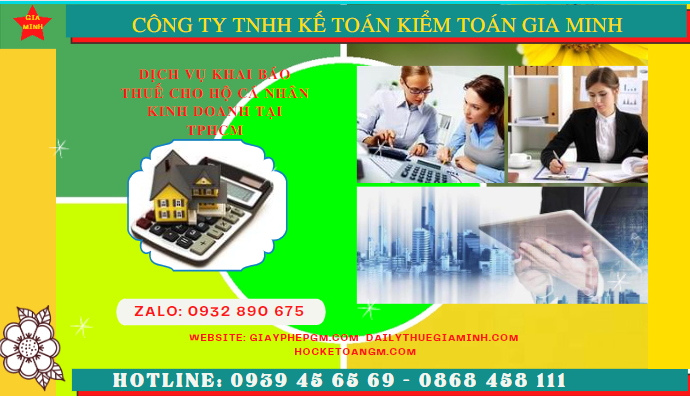 Dịch vụ khai báo thuế cho hộ cá nhân kinh doanh tại Thành phố Châu Đốc