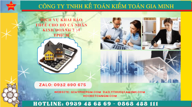 DỊCH VỤ KHAI BÁO THUẾ CHO HỘ CÁ NHÂN KINH DOANH TẠI TRÀ VINH 14 Dịch vụ khai báo thuế cho hộ cá nhân kinh doanh tại Trà Vinh