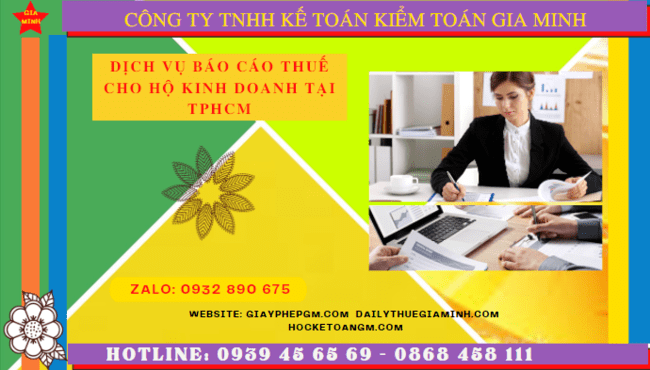 Dịch vụ báo cáo thuế cho hộ kinh doanh tại Bắc Giang 6 Dịch vụ báo cáo thuế cho hộ kinh doanh tại Bắc Giang