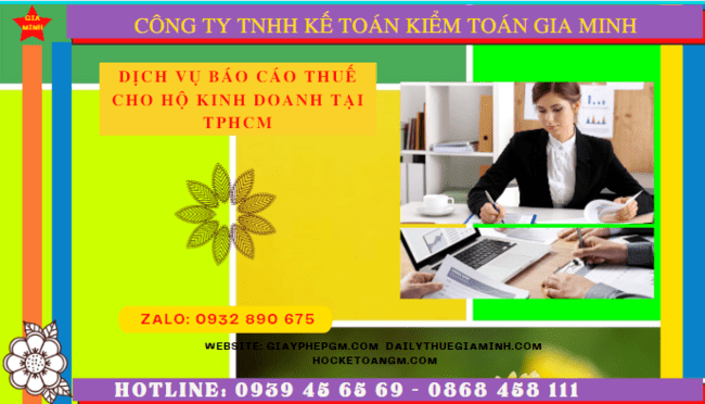 Dịch vụ báo cáo thuế cho hộ kinh doanh tại Bắc Kạn 6 Dịch vụ báo cáo thuế cho hộ kinh doanh tại Bắc Kạn