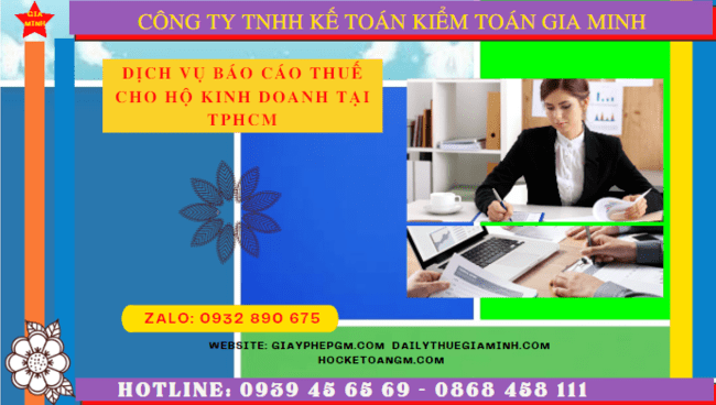 Dịch vụ báo cáo thuế cho hộ kinh doanh tại Hà Nội