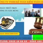 Dịch vụ kế toán trọn gói cho công ty xây dựng