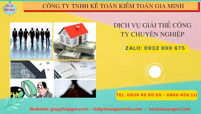 DỊCH VỤ GIẢI THỂ CÔNG TY CHUYÊN NGHIỆP TẠI NAM ĐỊNH 4 Dịch vụ làm thủ tục giải thể công ty tại Nam Định