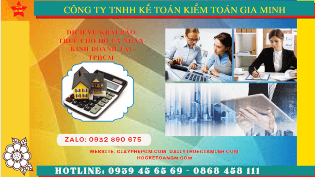 DỊCH VỤ KHAI BÁO THUẾ CHO HỘ CÁ NHÂN KINH DOANH TẠI BÌNH ĐỊNH 8 Dịch vụ lập sổ sách kế toán kê khai thuế hộ kinh doanh tại Bình Định