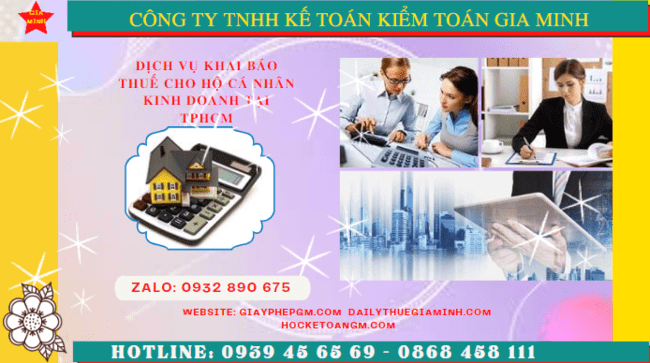 Dịch vụ lập sổ sách kế toán kê khai thuế hộ kinh doanh tại Cao Bằng