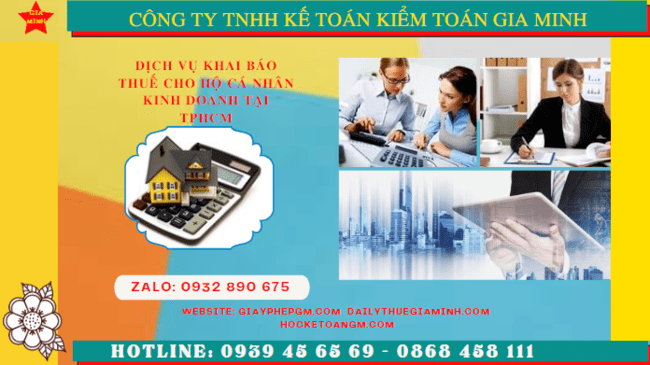 Dịch vụ khai báo thuế cho hộ cá nhân kinh doanh tại điện biên 5 Dịch vụ lập sổ sách kế toán kê khai thuế hộ kinh doanh tại Điện Biên