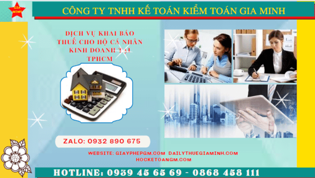 DỊCH VỤ KHAI BÁO THUẾ CHO HỘ CÁ NHÂN KINH DOANH TẠI LONG AN 5 Dịch vụ lập sổ sách kế toán kê khai thuế hộ kinh doanh tại Long An