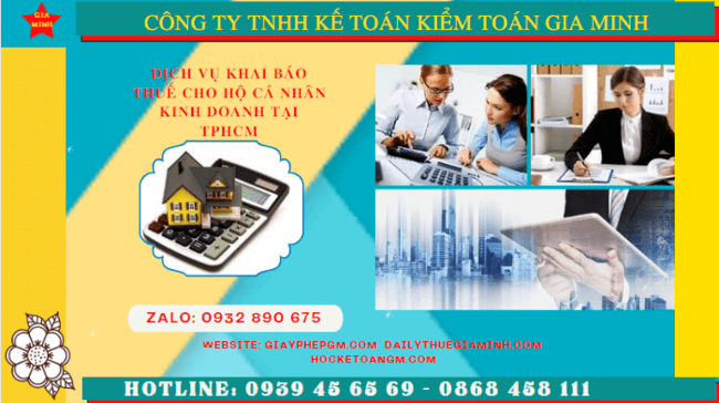 Dịch vụ lập sổ sách kế toán kê khai thuế hộ kinh doanh tại Nam Định