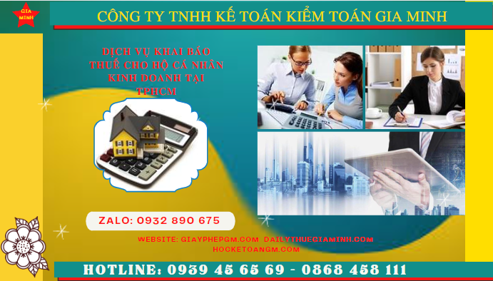 Dịch vụ lập sổ sách kế toán kê khai thuế hộ kinh doanh tại Thành phố Châu Đốc