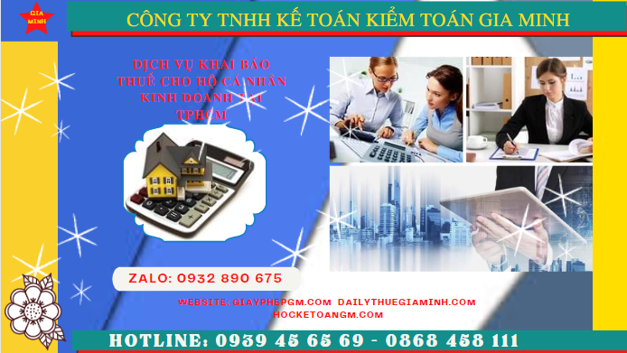 DỊCH VỤ KHAI BÁO THUẾ CHO HỘ CÁ NHÂN KINH DOANH TẠI TRÀ VINH 8 Dịch vụ lập sổ sách kế toán kê khai thuế hộ kinh doanh tại Trà Vinh