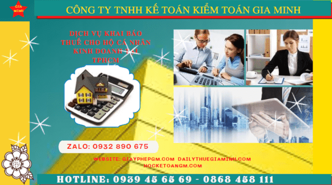 Dịch vụ khai báo thuế cho hộ cá nhân kinh doanh tại tt huế 5 Dịch vụ lập sổ sách kế toán kê khai thuế hộ kinh doanh tại TT Huế