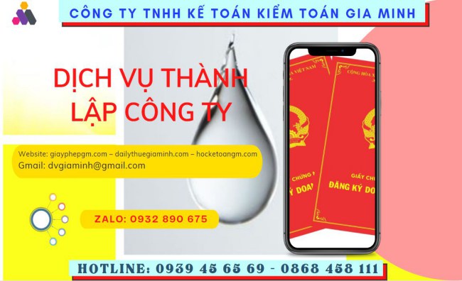 Dịch vụ thành lập công ty san lấp mặt bằng tại Bến Tre 