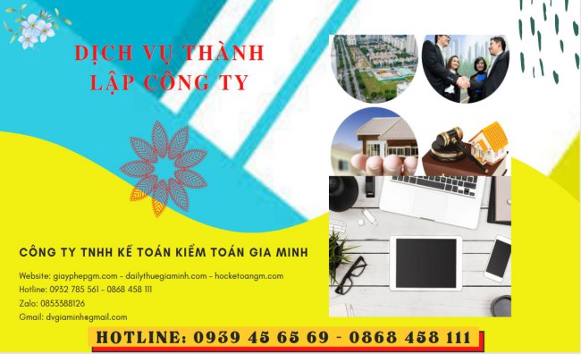 Dịch vụ thành lập công ty san lấp mặt bằng tại Bình Phước 