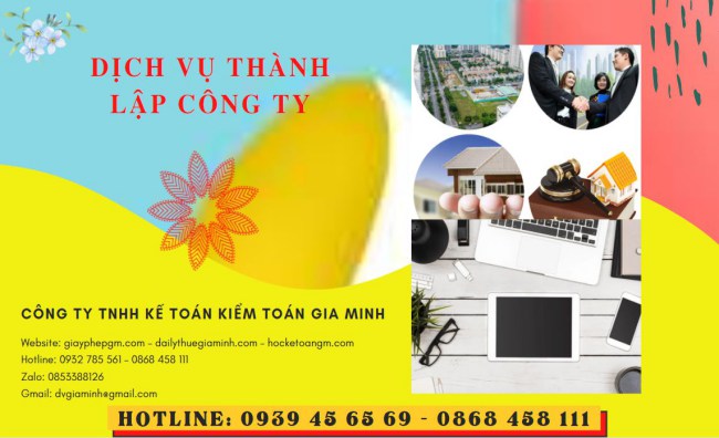 Dịch vụ thành lập công ty san lấp mặt bằng tại Đắk Nông 