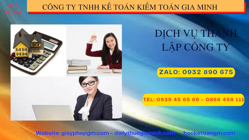 Dịch vụ thành lập công ty san lấp mặt bằng tại Điện Biên 