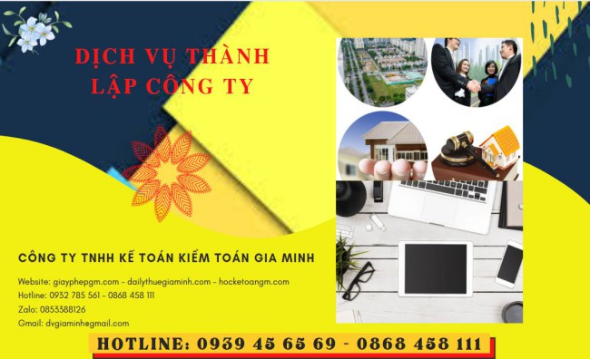 Dịch vụ thành lập công ty san lấp mặt bằng tại Đồng Nai 