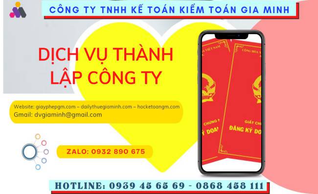 Dịch vụ thành lập công ty san lấp mặt bằng tại Đồng Tháp 