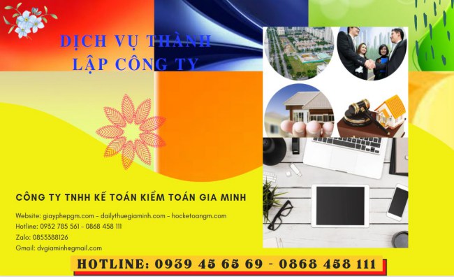 Dịch vụ thành lập công ty san lấp mặt bằng tại Khánh Hòa 