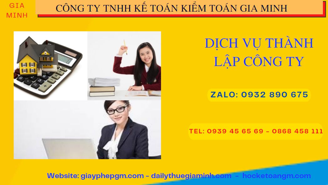 Dịch vụ thành lập công ty san lấp mặt bằng tại Lai Châu 