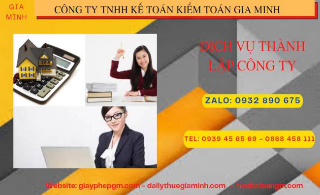 Dịch vụ thành lập công ty san lấp mặt bằng tại Phú Thọ 