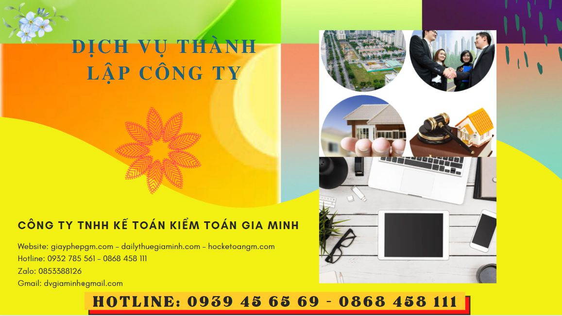 Dịch vụ thành lập công ty san lấp mặt bằng tại Phú Yên 