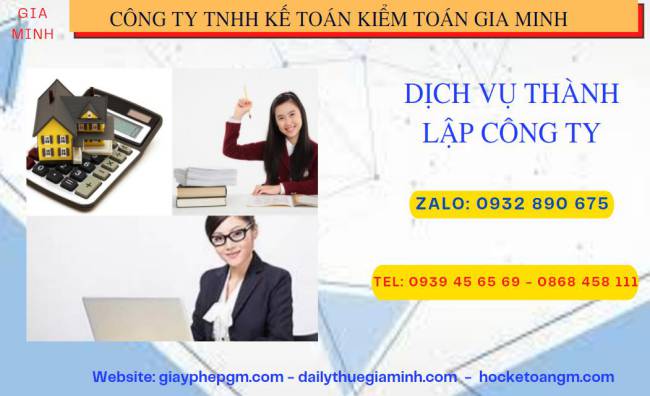 Dịch vụ thành lập công ty san lấp mặt bằng tại Sơn La 