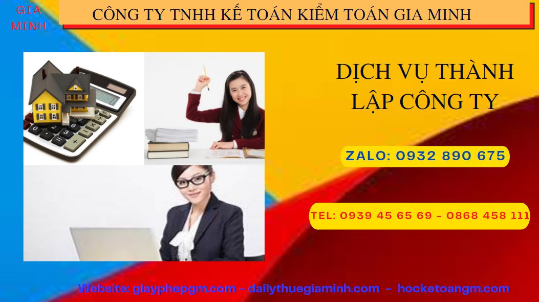 Dịch vụ thành lập công ty san lấp mặt bằng tại Thái Nguyên 