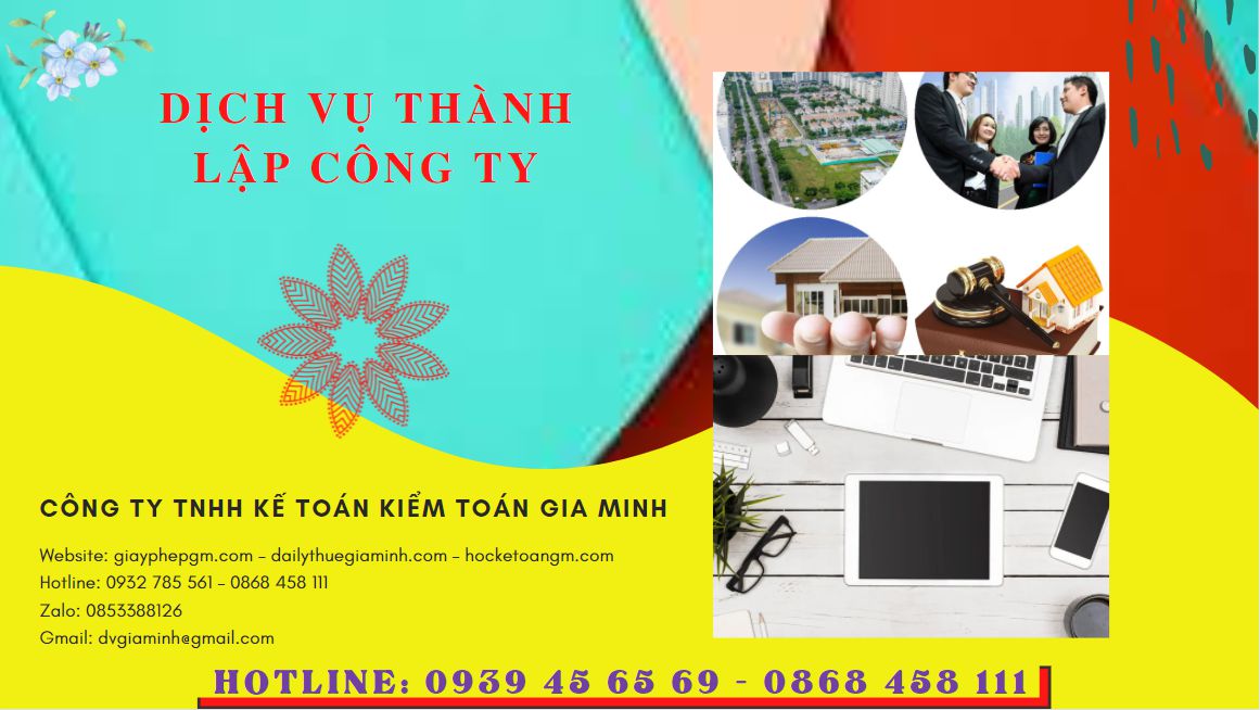 Dịch vụ thành lập công ty san lấp mặt bằng tại Tiền Giang 