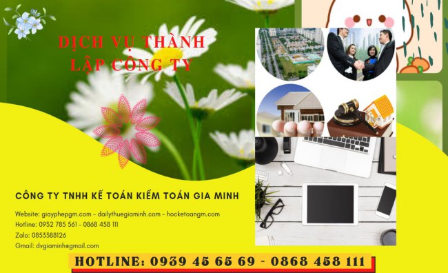 Dịch vụ thành lập công ty san lấp mặt bằng tại TT Huế 