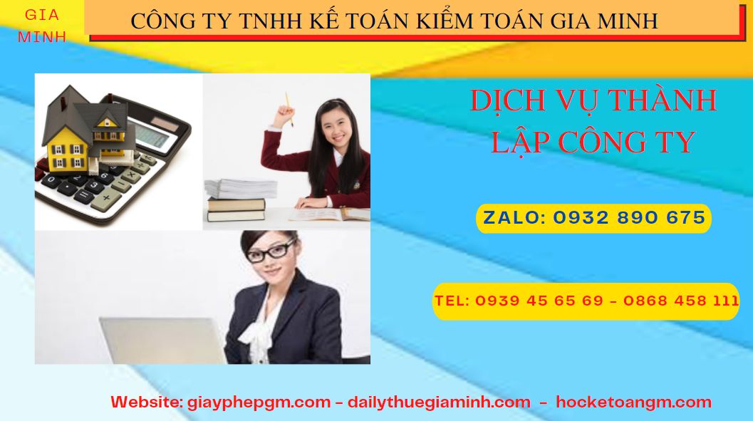 Dịch vụ thành lập công ty san lấp mặt bằng tại Vĩnh Phúc 
