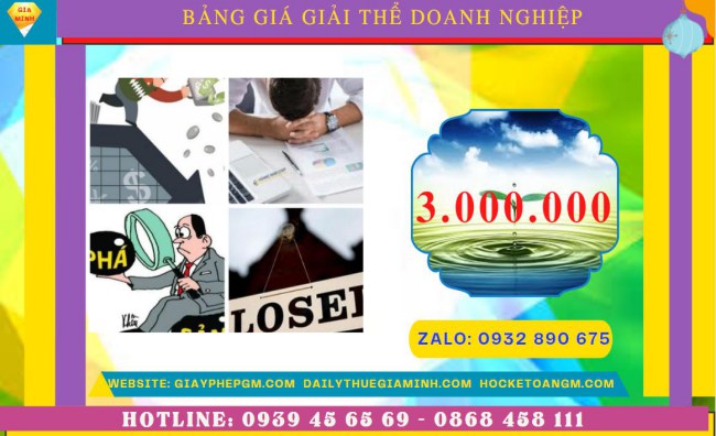 Giải thể doanh nghiệp nhanh hết bao nhiêu tiền tại Hòa Bình