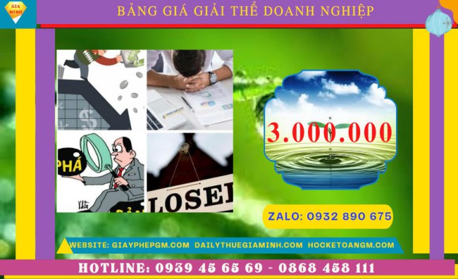 Dịch vụ giải thể công ty trọn gói Huế