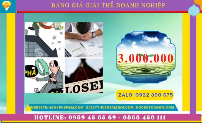 Giải thể doanh nghiệp nhanh hết bao nhiêu tiền tại Quảng Ninh