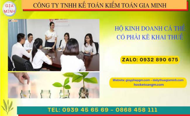 Hộ kinh doanh cá thể có phải kê khai thuế 4 Hộ kinh doanh cá thể có phải kê khai thuế