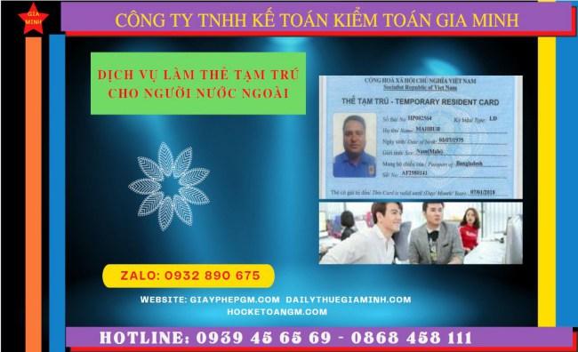 Hồ sơ xin cấp thẻ tạm trú cho người nước ngoài tại Hưng Yên