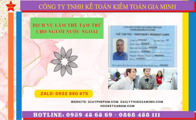 Hồ sơ xin cấp thẻ tạm trú cho người nước ngoài tại Lạng Sơn