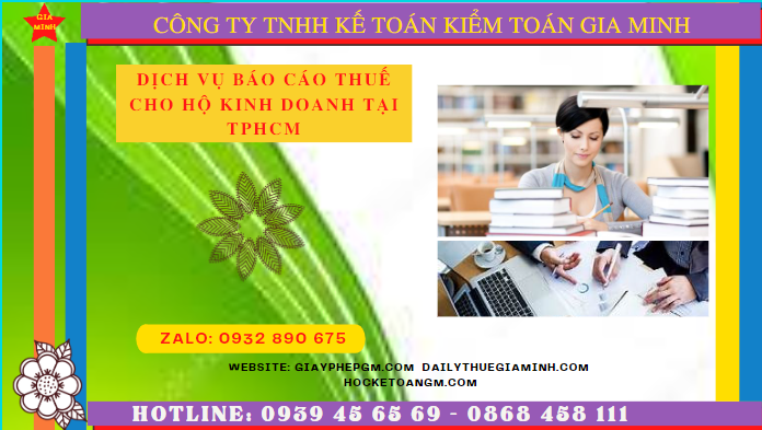 Dịch vụ báo cáo thuế cho hộ kinh doanh tại Điện Biên 4 Hướng dẫn khai nộp thuế hộ kinh doanh tại Điện Biên