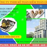 Kế toán công ty dịch vụ xuất nhập khẩu