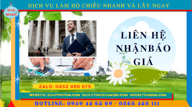 Dịch vụ làm hộ chiếu nhanh lấy ngay tại Bến Tre và ngoại tỉnh 5 Làm hộ chiếu nhanh mất bao nhiêu tiền tại Bến Tre