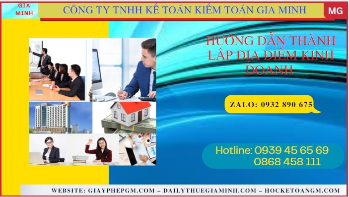 HƯỚNG DẪN THÀNH LẬP ĐỊA ĐIỂM KINH DOANH TẠI PHÚ THỌ 5 Thành lập công ty kinh doanh hết bao nhiêu tiền tại Phú Thọ
