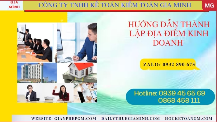 HƯỚNG DẪN THÀNH LẬP ĐỊA ĐIỂM KINH DOANH TẠI THÁI NGUYÊN 5 Thành lập công ty kinh doanh hết bao nhiêu tiền tại Thái Nguyên