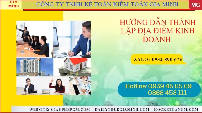 HƯỚNG DẪN THÀNH LẬP ĐỊA ĐIỂM KINH DOANH TẠI YÊN BÁI 5 Thành lập công ty kinh doanh hết bao nhiêu tiền tại Yên Bái