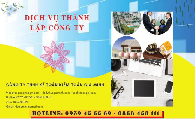Thủ tục thành lập công ty spa trọn gói tại Bình Định
