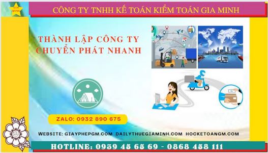 kinh nghiệm thành lập công ty chuyển phát nhanh tại Thành Phố Hà Nội