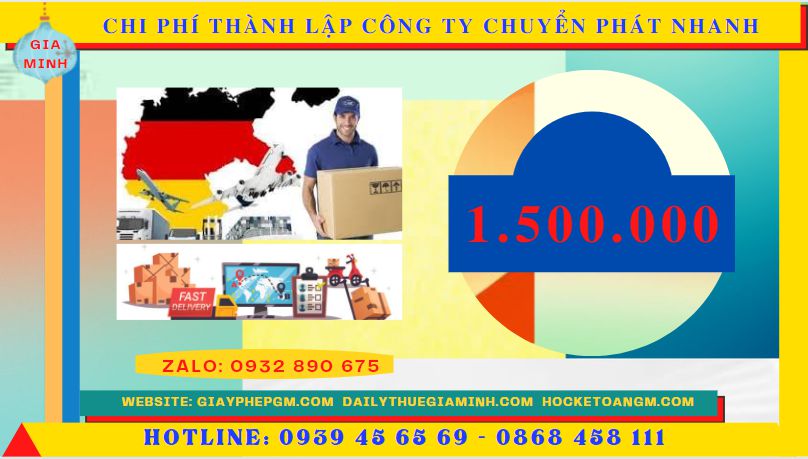 Chi phí thành lập công ty chuyển phát nhanh trọn gói tại Quận Bắc Từ Liêm - Hà Nội