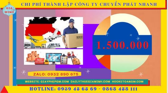 THÀNH LẬP CÔNG TY CHUYỂN PHÁT NHANH TẠI QUẬN NAM TƯ LIÊM - HÀ NỘI 5 chi phí thành lập công ty chuyển phát nhanh trọn gói tại Quận Nam Từ Liêm - Hà Nội